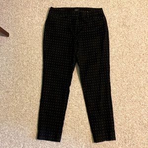 White House Black Market Slim Ankle Navy Pants